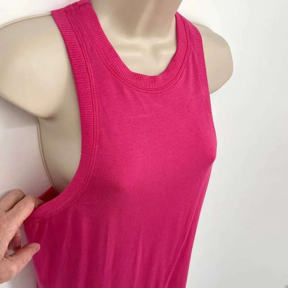 Free People Movement Take You There Punch Crush Pink Racerback Tank Top NEW XS/S
